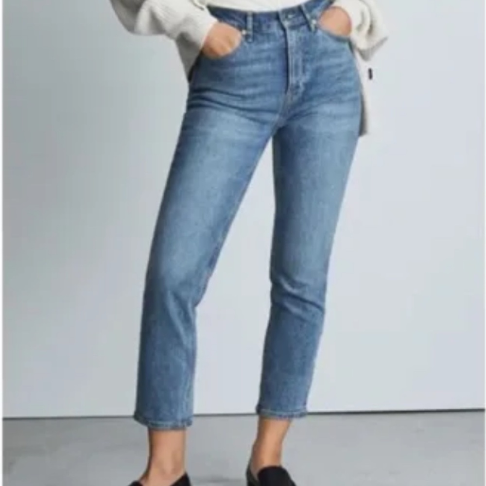 Everlane The Original Cheeky Jean High Rise Straight Leg